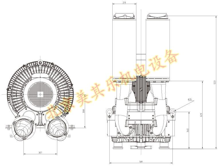 2GH943(15kw、20kw、25kw)大型工業(yè)風機